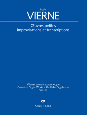 Smaller works, improvisations and transcriptions Score