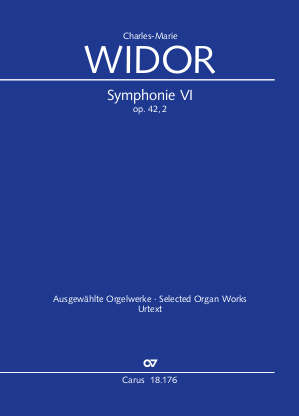 Charles-Marie Widor: Symphonie pour Orgue No. VI - Noten | Carus-Verlag