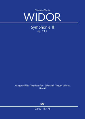 Charles-Marie Widor: Symphonie No. II  pour Orgue - Sheet music | Carus-Verlag