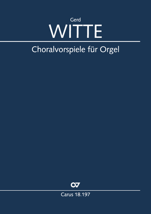 Choralvorspiele für Orgel Partition