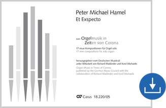 Peter Michael Hamel: Et Exspecto - Noten digital | Carus-Verlag