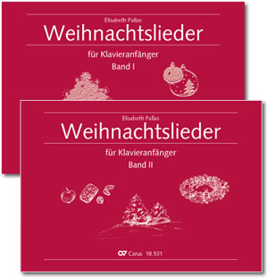 Thumbnail: Elisabeth Pallas: Weihnachtslieder für Klavieranfänger Bd. I und II