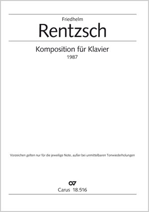 Thumbnail: Friedhelm Rentzsch: Komposition für Klavier