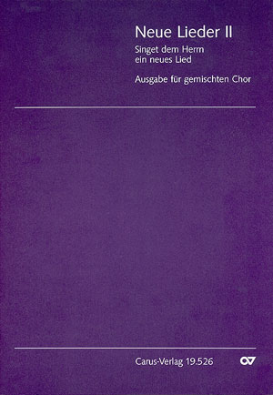 Neue Lieder II: Chorheft 15 - Sheet music | Carus-Verlag