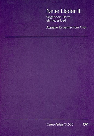 Neue Lieder II: Chorheft 15 - Noten | Carus-Verlag