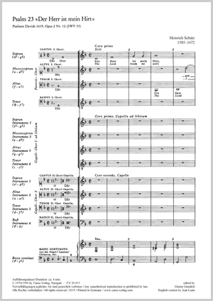 Thumbnail: Heinrich Schütz: The Lord tends me well
