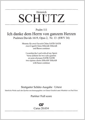 Thumbnail: Heinrich Schütz: I worship the Lord with all my Spirit