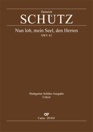 Heinrich Schütz: My soul, now bless thy Maker - Partition | Carus-Verlag
