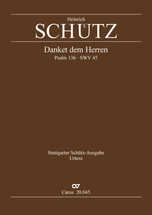 Thumbnail: Heinrich Schütz / Edward H. Tarr (arr.): Danket dem Herren, denn er ist freundlich