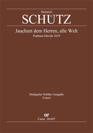 Heinrich Schütz: Jauchzet dem Herren, alle Welt - Noten | Carus-Verlag