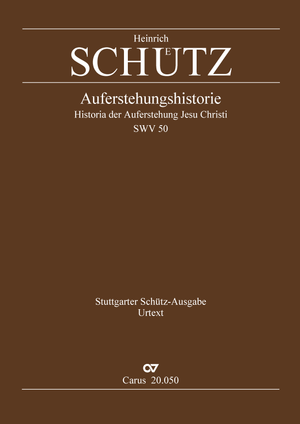 Thumbnail: Heinrich Schütz: Stuttgarter Schütz-Ausgabe: Historia der Auferstehung Jesu Christi (Gesamtausgabe, Bd. 4)