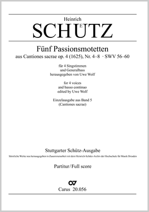 Thumbnail: Heinrich Schütz: Motets for Passion