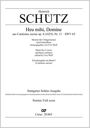 Thumbnail: Heinrich Schütz: Heu mihi, Domine