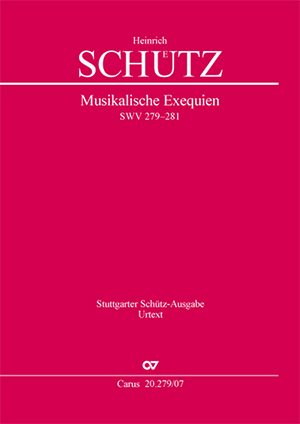 Heinrich Schütz: Musikalische Exequien I-III - Noten | Carus-Verlag