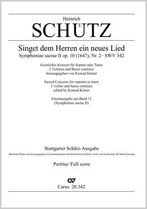 Thumbnail: Heinrich Schütz: Singet dem Herren ein neues Lied