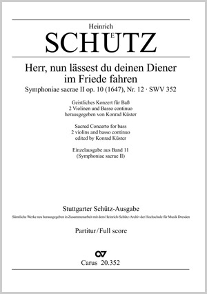 Thumbnail: Heinrich Schütz: Herr, nun lässest du deinen Diener