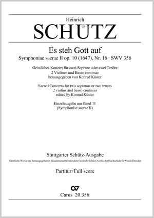 Es steh Gott auf aus: Symphoniae sacrae II Partitur