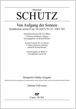 Thumbnail: Heinrich Schütz: Von Aufgang der Sonnen