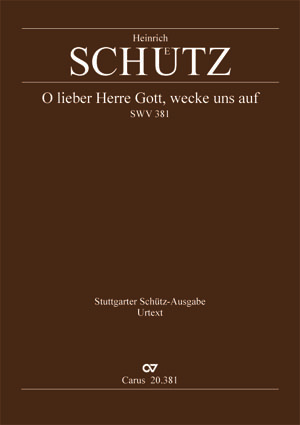 O lieber Herre Gott, wecke uns auf aus: Geistliche Chormusik Dirigierpartitur