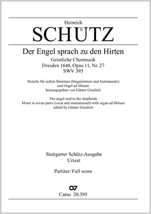 Der Engel sprach zu den Hirten aus: Geistliche Chormusik Partitur