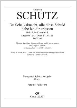 Thumbnail: Heinrich Schütz: Du Schalksknecht