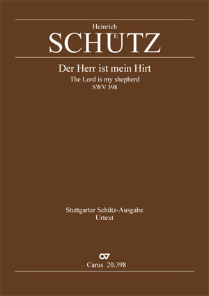 Heinrich Schütz: The Lord is my shepherd - Partition | Carus-Verlag