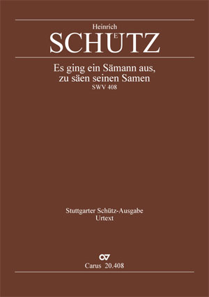 Heinrich Schütz: A sower in his field - Sheet music | Carus-Verlag
