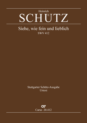 Thumbnail: Heinrich Schütz: Siehe, wie fein und lieblich ist’s