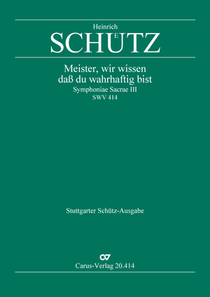 extrait de : Symphoniae Sacrae III Conducteur