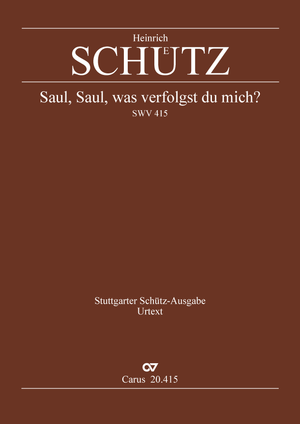 Saul, wilt thou injure me? Full score