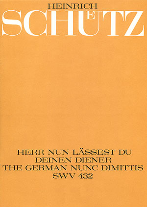 Heinrich Schütz / Heinrich von Herzogenberg (arr.): Herr, nun lässest du deinen Diener - Noten | Carus-Verlag