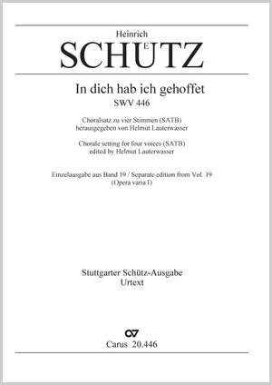 Thumbnail: Heinrich Schütz: In dich hab ich gehoffet, Herr