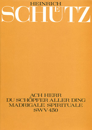 Heinrich Schütz: Ach Herr, du Schöpfer aller Ding - Noten | Carus-Verlag