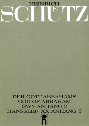 Heinrich Schütz (früher zugeschrieben): Der Gott Abraham(s) - Noten | Carus-Verlag