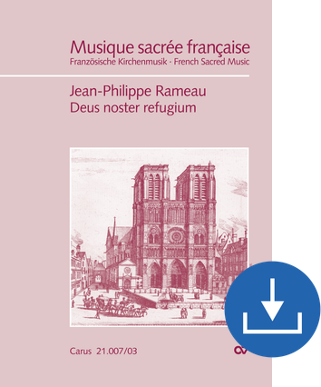 Deus noster refugium Psaume 45. Grand Motet Klavierauszug digital, PDF-Datei