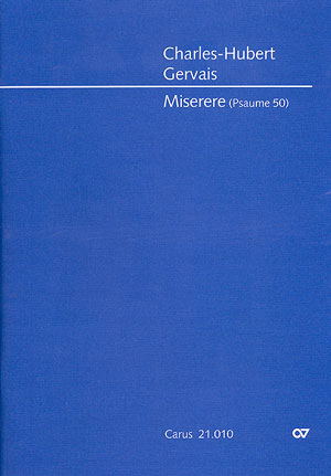 Charles-Hubert Gervais: Miserere - Noten | Carus-Verlag