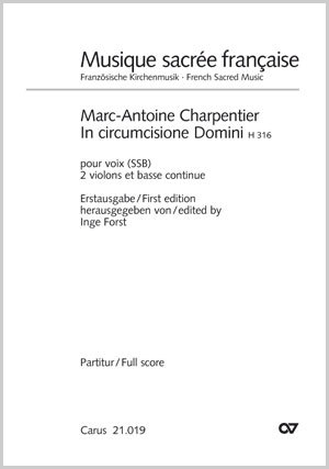 Marc-Antoine Charpentier: In circumcisione Domini - Sheet music | Carus-Verlag