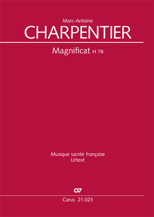 Marc-Antoine Charpentier: Magnificat in G - Sheet music | Carus-Verlag