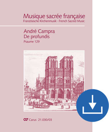 De profundis Psalm 129. Motet à grand choeur Vocal score digital (download), pdf file