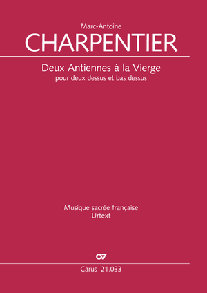 Deux Antiennes à la Vierge pour deux dessus et bas dessus Package