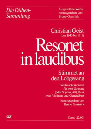 Christian Geist: Resonet in laudibus - Noten | Carus-Verlag