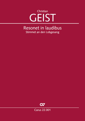 Christian Geist: Resonet in laudibus - Noten | Carus-Verlag