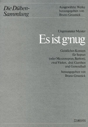Es ist g’nug - Noten | Carus-Verlag