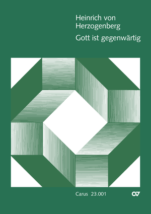 Gott ist gegenwärtig Cantate sur choral Conducteur