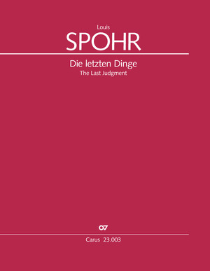 Louis Spohr: The Last Judgment - Sheet music | Carus-Verlag