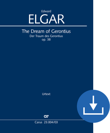 The Dream of Gerontius Der Traum des Gerontius Vocal score digital (download), pdf file