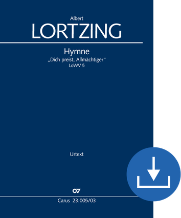 Hymne "Dich preist, Allmächtiger" Klavierauszug digital, PDF-Datei