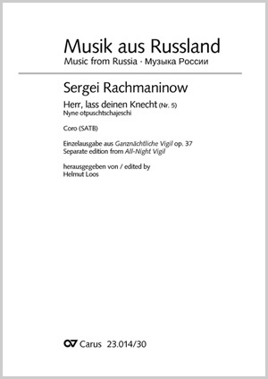 Sergei Rachmaninow: Herr, lass deinen Knecht - Noten | Carus-Verlag