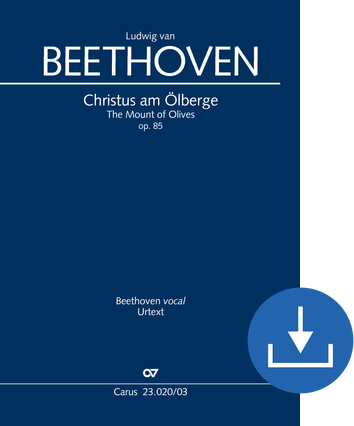 The Mount of Olives Oratorio Vocal score digital (download), pdf file