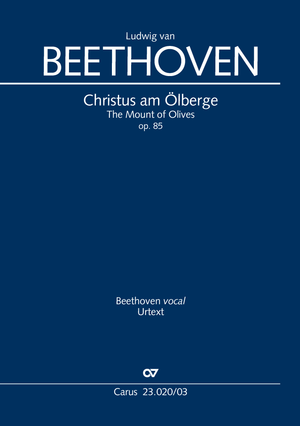 The Mount of Olives Oratorio Vocal score